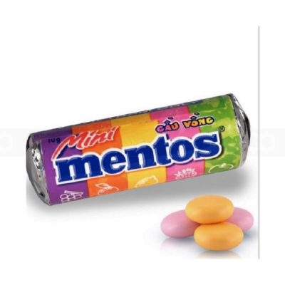 Wholesale Mentos Mini Rainbow 120g (6g x 20 Bags) x 45 Pouches