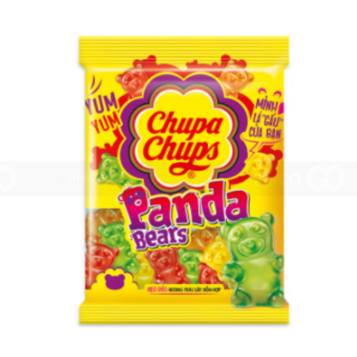 Wholesale Chupa Chups Jelly Mixed Fruit Panda Bear 90g x 30 Bags