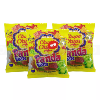 Wholesale Chupa Chups Jelly Panda Bear 56g x 70 Bags