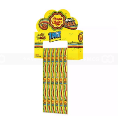 Wholesale Chupa Chups Sour Belt 1M 55g x 12 Bars x 10 Box
