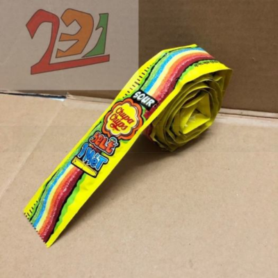 Wholesale Chupa Chups Sour Belt 1M 55g x 12 Bars x 10 Box