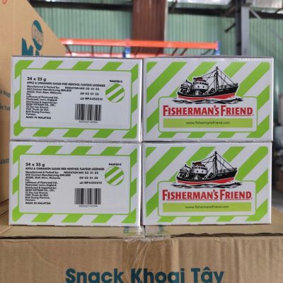 Fisherman's Friend Sugarfree Candy Apple & Cinnamon 22g x 24 Packs x 12 Boxes