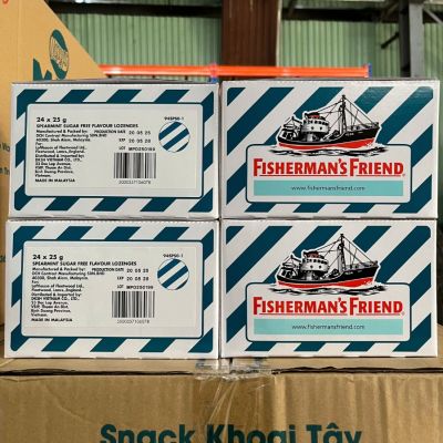 Fisherman's Friend Sugarfree Candy Spearmint 25g x 24 Packs x 12 Boxes