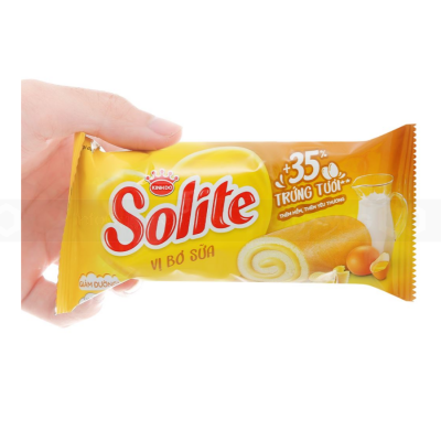 Wholesale Solite Roll Sponge Cake Butter & Milk 360g x 12 Boxes