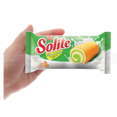 Wholesale Solite Roll Sponge Cake Pandan Leaf 360g x 12 Boxes