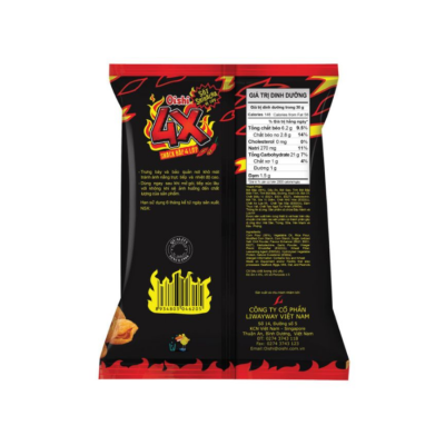 Oishi Snack Corn 4 Layers - Sriracha Sauce Spicy 34g x 80 Bags 