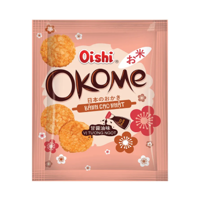 Oishi Okome  Japanese Rice Cake Sweet Sauce 100g x 20 Bags