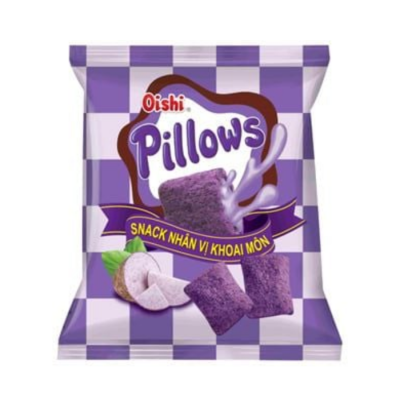 Oishi Pillows Taro Flavor 14g x 100 Bags