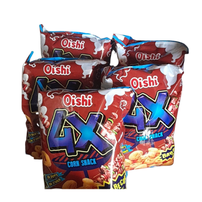 Oishi Corn 4 Layers - Grilled Rib Flavor 34g x 80 bags