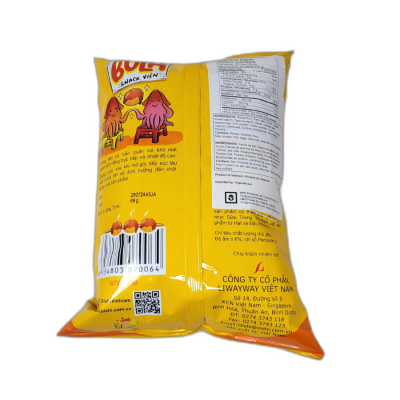 Oishi Snack BoLa Spicy Squid Flavor Balls 34g x 80 bags