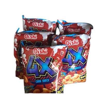 Oishi Corn 4 Layers - Grilled Rib Flavor 68g x 60 bags