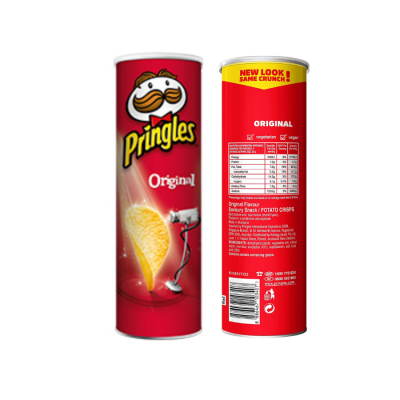 Pringles Potatoes Chips Original 134g x 12 Cans