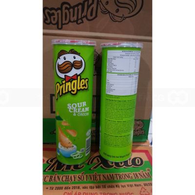 Pringles Potato Chips Sour Cream Onion 134g x 12 Cans