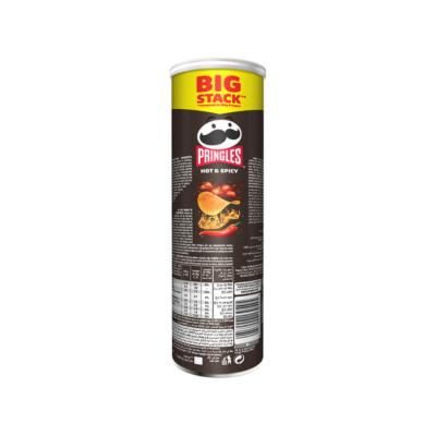 Pringles Potatoes Chips Hot & Spicy 134g x 12 Cans