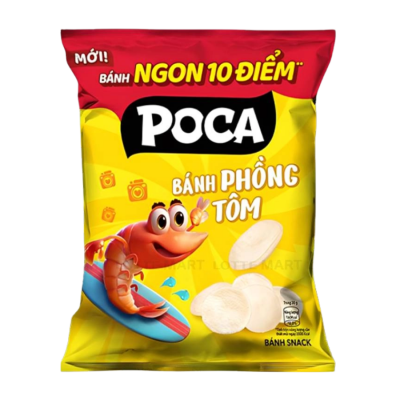 Poca Partyz Shrimp Chips Snack 60g x 70 Bags