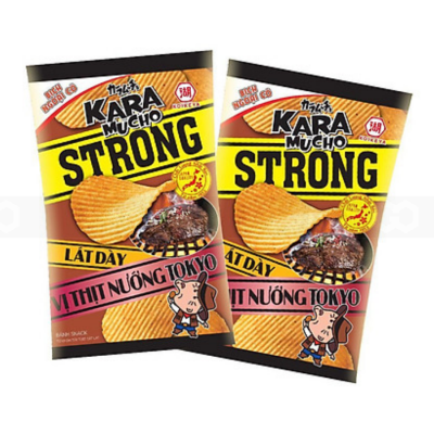Wholesale Karamucho Potatoes Chips Strong BBQ 80g x 40 Bags