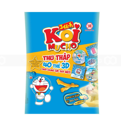 Wholesale Koimucho Corn Snack Garlic 36g x 80 Bags