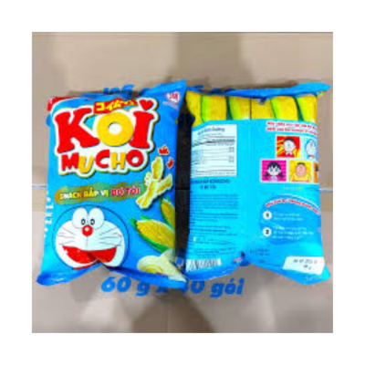 Wholesale Koimucho Corn Snack Garlic 29g x 80 Bags