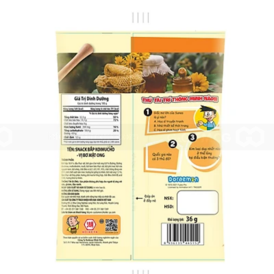 Wholesale Koimucho Corn Snack Honey 36g x 80 Bags