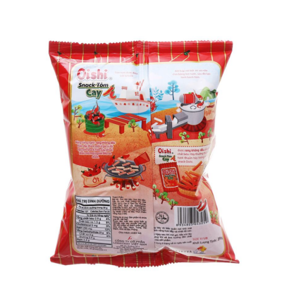 Oishi Snack Hot Shrimp 68g x 60 Bags