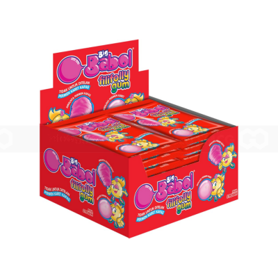 Big Babol Filly Folly Gum Strawberry 11g x 12 Bags x 6 Box