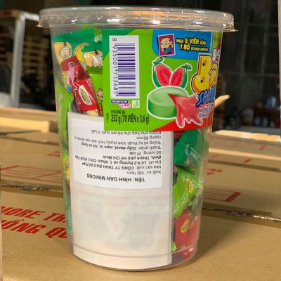 Wholesale Big Babol Sploosh Gum Fruit 252g x 18 Cups