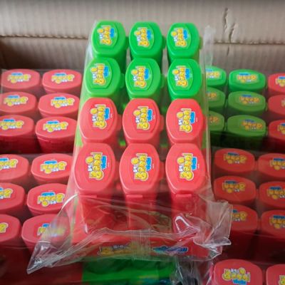 Wholesale Big Babol Gum Moonster Color Painting Red & Yellow 16g x 12 Jars x 12 Boxes