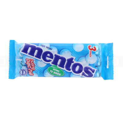 Wholesale Mentos Peppermint 113.4g (37.8g x 3 Sticks) x 53 Packs
