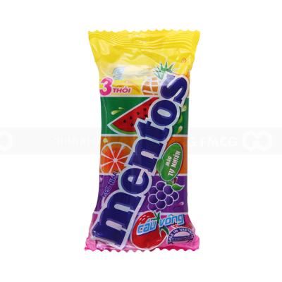 Wholesale Mentos Rainbow 113.4g (37.8g x 3 Sticks) x 53 Packs