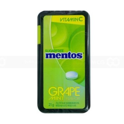 Wholesale Mentos Mint and Grape Flavor 17.5g x 12 Jars x 12 Boxes