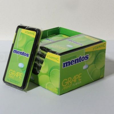 Wholesale Mentos Mint and Grape Flavor 17.5g x 12 Jars x 12 Boxes