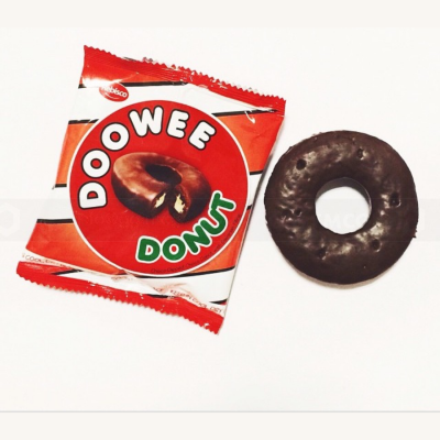 Wholesale Doowee Donut Chocolate Topping Cake With Egg Cream 290g (10 x 29g) x 10 boxes