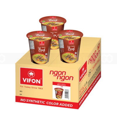 Wholesale Vifon Ngon Ngon Beef 60g x 24 Cups