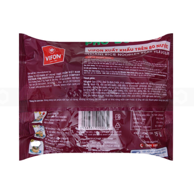 Wholesale Vifon PHO Instant Rice Noodle Beef flavor 65g x 30 bags
