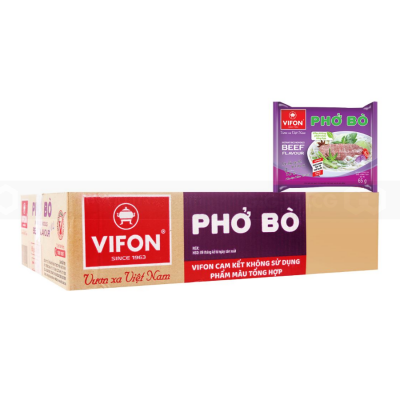 Wholesale Vifon PHO Instant Rice Noodle Beef flavor 65g x 30 bags