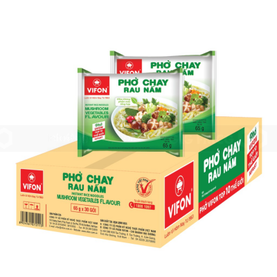 Wholesale Vifon PHO Vegetable & Mushroom 65g x 30 bags