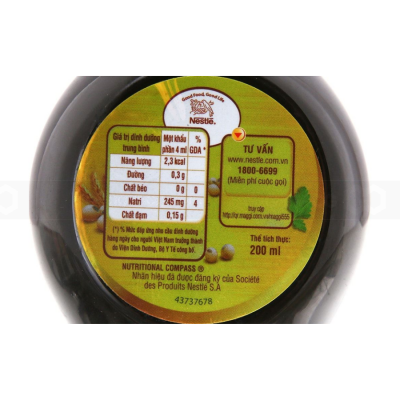 Wholesale Maggi Scrumptious Chili Soy Sauce 200ml x 24 Bottles