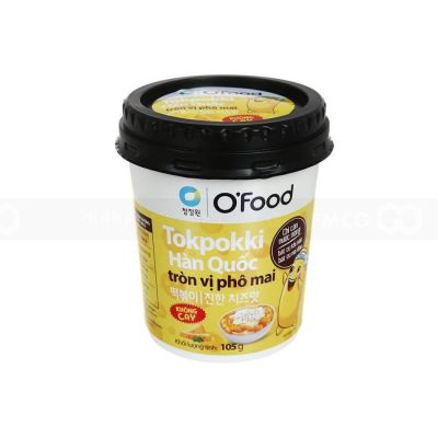 O'Food Korean Tteokbokki Round Non-Spicy Cheese Flavor 105g