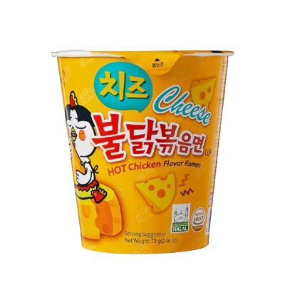 Samyang Dried Chicken Spicy Flavor Cheese 65g x 30 Cups