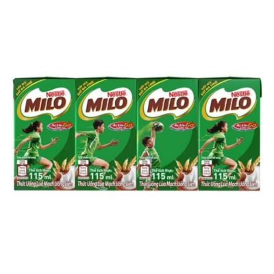 Milo Milk 115ml x 4 Boxes x 12 Blocks