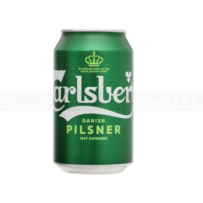 Wholesale Carlsberg Pilsner Beer 5% ABV 330ml x 24 Cans 