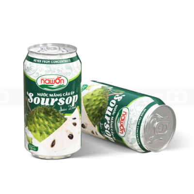 Nawon Soursop 30% Fruit Juice Drink 330ml x 24 cans