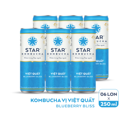 Star Kombucha Blueberry Bliss 250ml x 12 Bottles