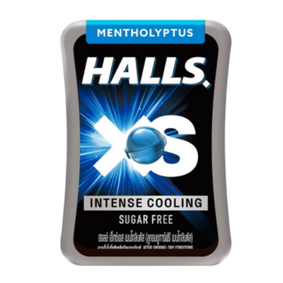 Halls XS Mint Sugar Free 12g x 12 Jar x 24 Block