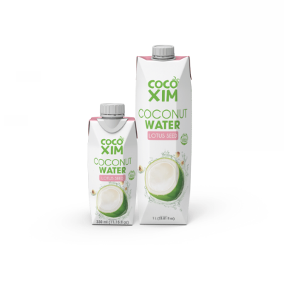 Cocoxim Coconut Water Lotus 330ml x 12 Bottles
