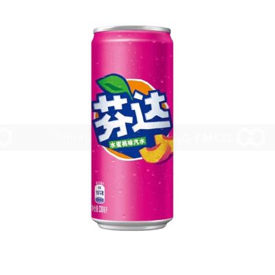 Wholesale Fanta Peach Flavor Can 330ml x 12 Cans 