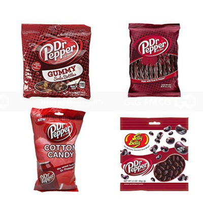 Dr. Pepper Cotton Candy 1.5oz x 12 pcs Tray Shrink Wrapped Display