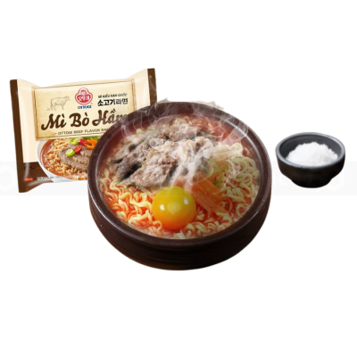 Ottogi Kimchi Beef Ramen 960g (120g x 8 Bag) x 10 Blocks  (Halal)