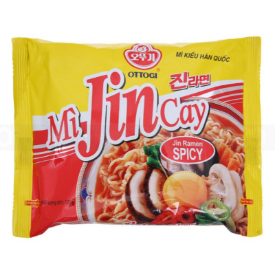 Ottogi Jin Ramen Spicy 120g x 20 Bag (Halal)