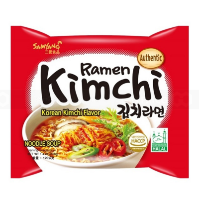 Ottogi Kimchi Ramen 120g x 20 Bag (Halal)